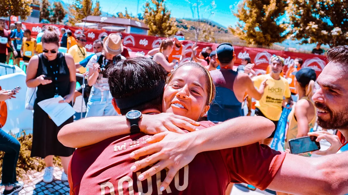 A vibrant scene of happiness and community at an outdoor event.